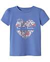 Name it T-Shirt - Cuore - Blu - Cotone Bio T-shirt