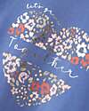 Name it T-Shirt - Cuore - Blu - Cotone Bio T-shirt