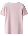 Name it T-Shirt - Cuore - Rosa - Cotone Bio T-shirt