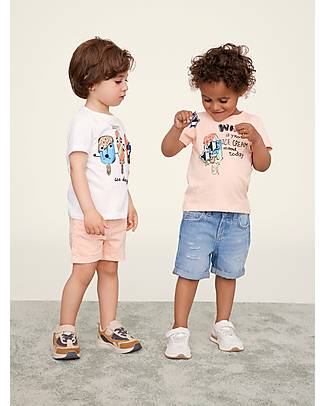Name it T-Shirt Ice Cream - Albicocca - 100% Cotone T-shirt