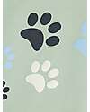 Name it T-Shirt - Silt Green - Paw Print - Cotone Bio T-shirt