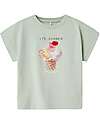 Name it T-Shirt - Verde Acqua - Gelato - Cotone Bio T-shirt