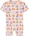 Name it Tutina Maniche Corte - Parfait Pink - Rainbow - Cotone Bio Tutine Corte