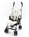 Nati Naturali Copri Passeggino - Bianco - 100% Spugna di Cotone Naturale Cappottine e Rivestimenti
