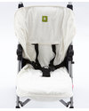 Nati Naturali Copri Passeggino - Bianco - 100% Spugna di Cotone Naturale Cappottine e Rivestimenti