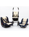 Nati Naturali Materassino per Seggiolino Auto in Pula di Farro + Fodera estraibile 100% Cotone Naturale Accessori Seggiolini Auto