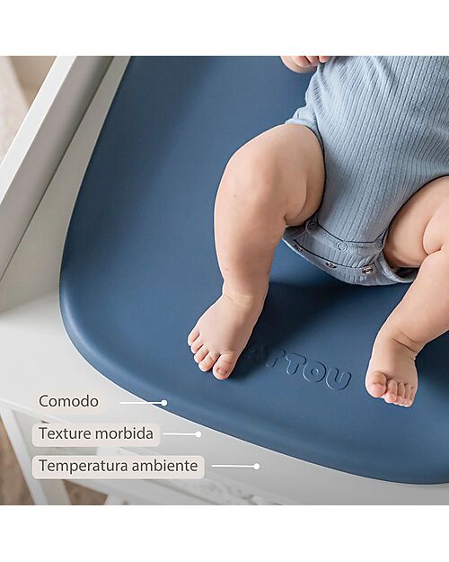 Nattou Fasciatoio Softy - Blu Notte - in Schiuma PU Morbida Fasciatoi