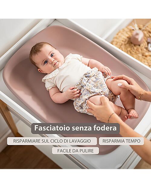 Nattou Fasciatoio Softy - Rosa - in Schiuma PU Morbida Fasciatoi