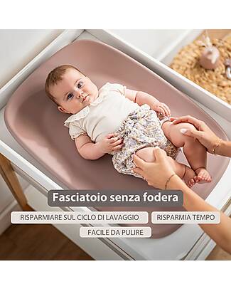 Nattou Fasciatoio Softy - Rosa - in Schiuma PU Morbida Fasciatoi