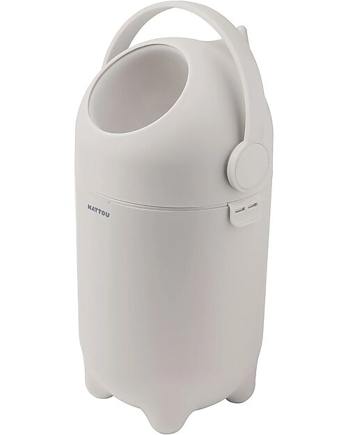 Nattou Mangiapannolini Dropy - Cestino per Pannolini Antiodore - Argilla Salviette Bimbo