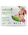 Naturaè Ecopannolini compostabili, Taglia Midi 4-9 Kg - Confezione da 22 pezzi Pannolini Eco