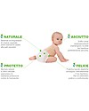 Naturaè Ecopannolini compostabili, Taglia Midi 4-9 Kg - Confezione da 22 pezzi Pannolini Eco