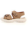 Naturino Sandalo Nias - Beige - in Pelle - Chiusura con Fibbia e Velcro Sandali