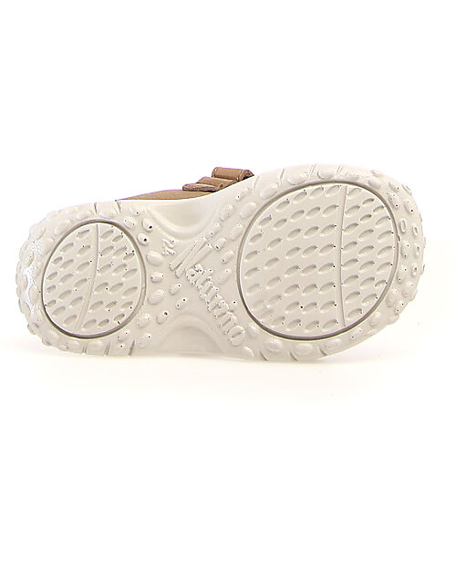 Naturino Sandalo Nias - Beige - in Pelle - Chiusura con Fibbia e Velcro Sandali