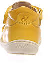 Naturino Sandalo Puffy in Nappa - Giallo - Sole Bone - Chiusura con Doppio Velcro Sandali