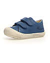 Naturino Scarpe di Pelle Cocoon Low - Blu - Suola in Morbida Gomma Sneakers