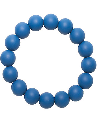 Nibbling Bracciale/Massaggiagengive ad Anello - Kew Zaffiro - 100% Silicone Alimentare Massaggiagengive