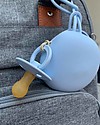 Nibbling Custodia Proteggi Ciuccio - Celeste - 100% Silicone Alimentare Ciucci