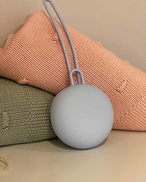 Nibbling Custodia Proteggi Ciuccio - Celeste - 100% Silicone Alimentare Ciucci