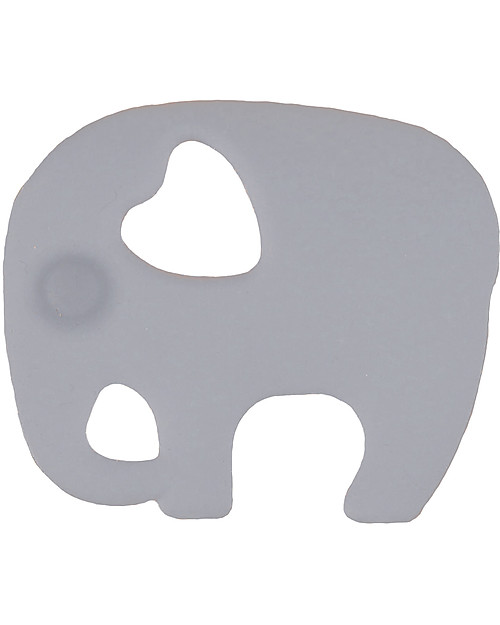 Nibbling Massaggiagengive - Elefante Grigio - 100% Silicone Alimentare Massaggiagengive