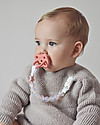 Nibbling Reggiciuccio Universale Morbido - Pluto Rosa - 100% Silicone Alimentare e Chiusura a Scomparsa! Catenelle Portaciuccio