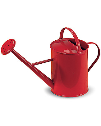 NICToys Annaffiatoio in Acciaio - Rosso 1 lt Giochi da Giardinaggio