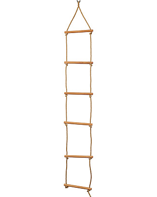 NICToys Scala in Corda - Legno FSC - 200 cm Giochi Da Esterno_