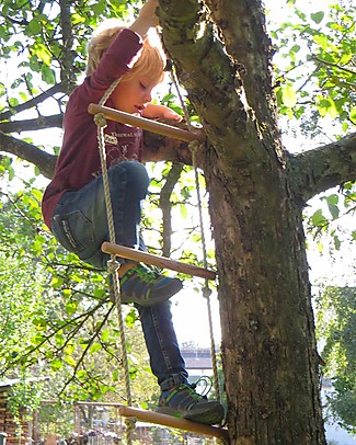 NICToys Scala in Corda - Legno FSC - 200 cm Giochi Da Esterno_