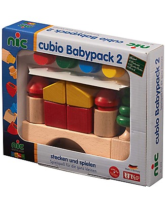 NICToys Set Costruzioni - 19 pezzi Multicolor - 100% Legno FSC
Costruzioni in Legno