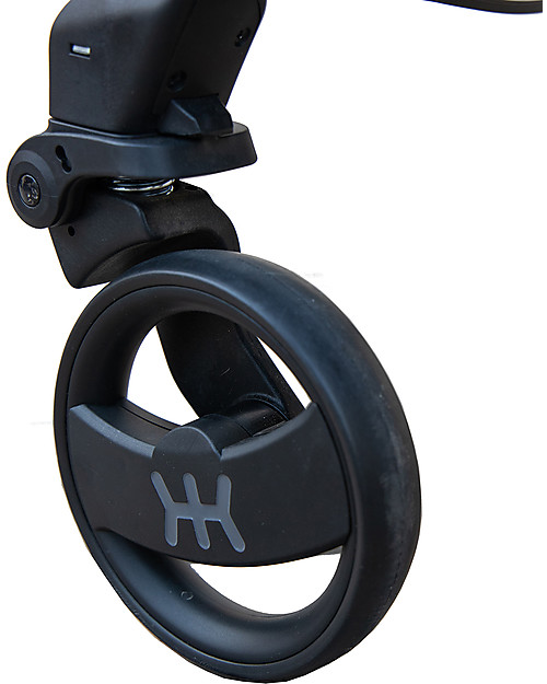 Nikidom OUTLET Passeggino Dual Drive Jet Black - Maniglione Doppio - Pezzo di Showroom Passeggini Leggeri