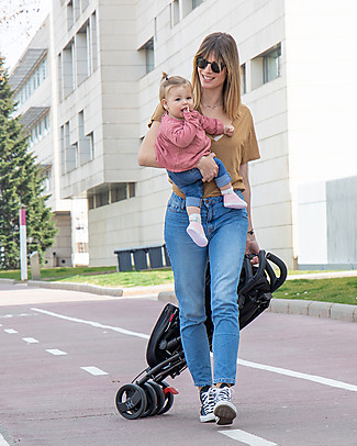 Nikidom Passeggino Dual Drive Cool Mustard - Maniglione Doppio! Passeggini