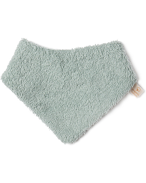 Nobodinoz Bavaglino Bandana Neonati So Cute, Verde - Cotone Bio Bavagli a Bandana
