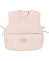 Nobodinoz Bavaglino/Grembiule So Cute - Rosa - Cotone Bio Bavagli Impermeabili con Tasca