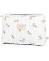 Nobodinoz Beauty Case - Flore - 18x25x7 cm - Cotone Bio Trousse e Pochette
