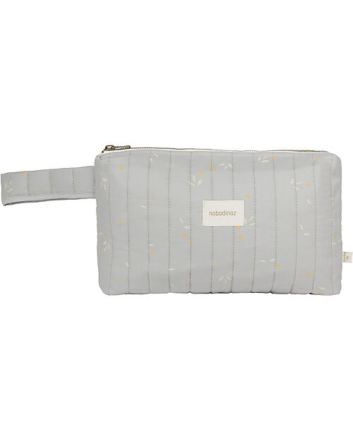 Nobodinoz Beauty Case Stories - Willow Soft Blue - 100% Cotone Organico Trousse e Pochette