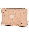 Nobodinoz Beauty Case - Willow Dune - 18x25x7 cm - Cotone Bio Trousse e Pochette