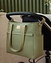 Nobodinoz Borsa Cambio Impermeabile Baby on the Go - Verde Oliva - Cotone Bio Borse Cambio