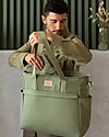 Nobodinoz Borsa Cambio Impermeabile Baby on the Go - Verde Oliva - Cotone Bio Borse Cambio