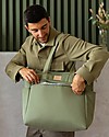 Nobodinoz Borsa Cambio Impermeabile Baby on the Go - Verde Oliva - Cotone Bio Borse Cambio