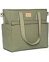 Nobodinoz Borsa Cambio Impermeabile Baby on the Go - Verde Oliva - Cotone Bio Borse Cambio
