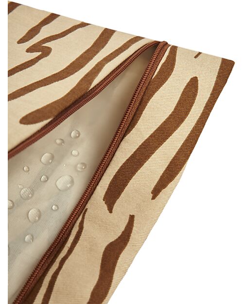 Nobodinoz Borsa Impermeabile per Costume Get Ready - Brown Waves Borse da Viaggio