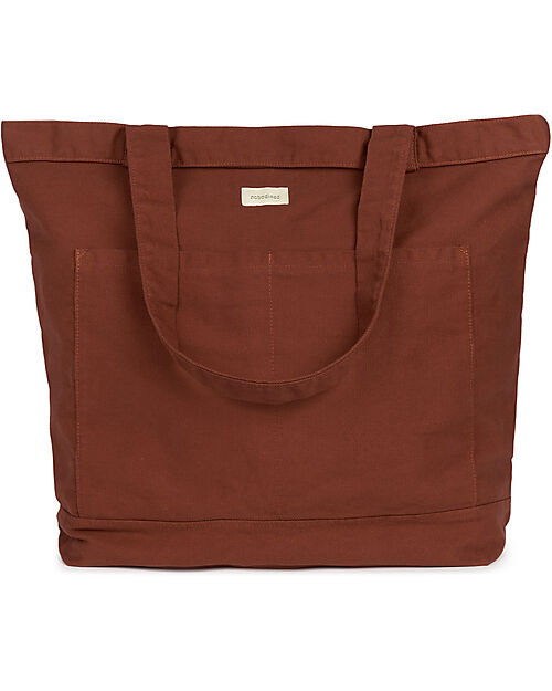 Nobodinoz Borsa Maxi Paris-Tokyo - Rust - Cotone Bio - 53 x 43 x 20 cm Borse da Viaggio