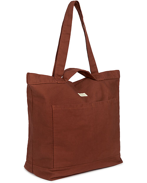 Nobodinoz Borsa Maxi Paris-Tokyo - Rust - Cotone Bio - 53 x 43 x 20 cm Borse da Viaggio