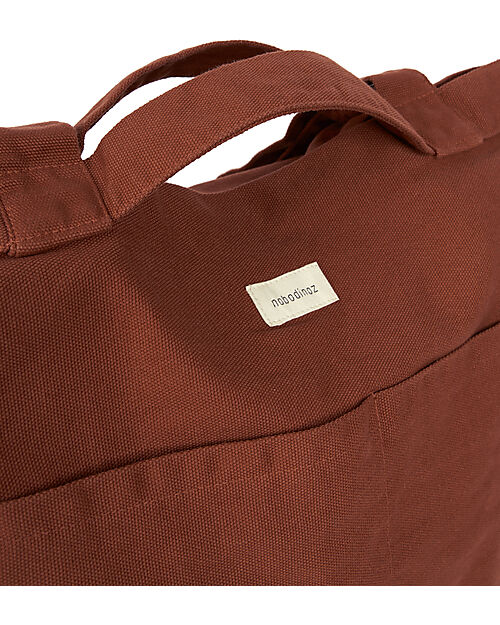 Nobodinoz Borsa Maxi Paris-Tokyo - Rust - Cotone Bio - 53 x 43 x 20 cm Borse da Viaggio