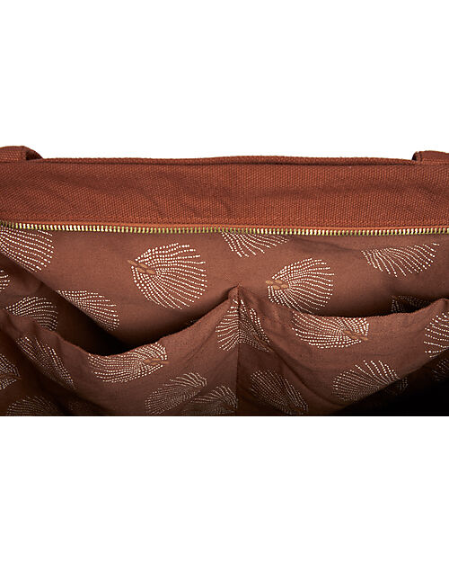 Nobodinoz Borsa Maxi Paris-Tokyo - Rust - Cotone Bio - 53 x 43 x 20 cm Borse da Viaggio