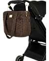 Nobodinoz Borsa Organizer per Passeggino Hyde Park - 38x33x16 cm - Leonie Brown Borse e Organizer