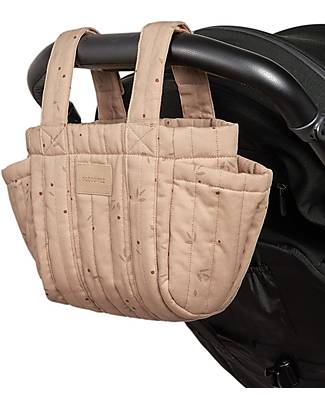 Nobodinoz Borsa Organizer per Passeggino Hyde Park - Willow Dune - Cotone Bio Borse e Organizer