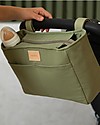 Nobodinoz Borsa Organizer per Passeggino Impermeabile Baby on the Go - Verde Oliva - Cotone Bio Borse e Organizer