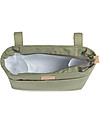 Nobodinoz Borsa Organizer per Passeggino Impermeabile Baby on the Go - Verde Oliva - Cotone Bio Borse e Organizer