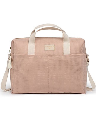 Nobodinoz Borsa per Passeggino Impermeabile Nido d'Ape Gala - Misty Pink Borse Cambio e Accessori